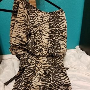 Corey Lynn Calter animal print dress